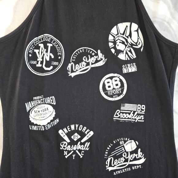 Rue 21 New York Graphic Body Con Dress Black - Picture 2 of 4